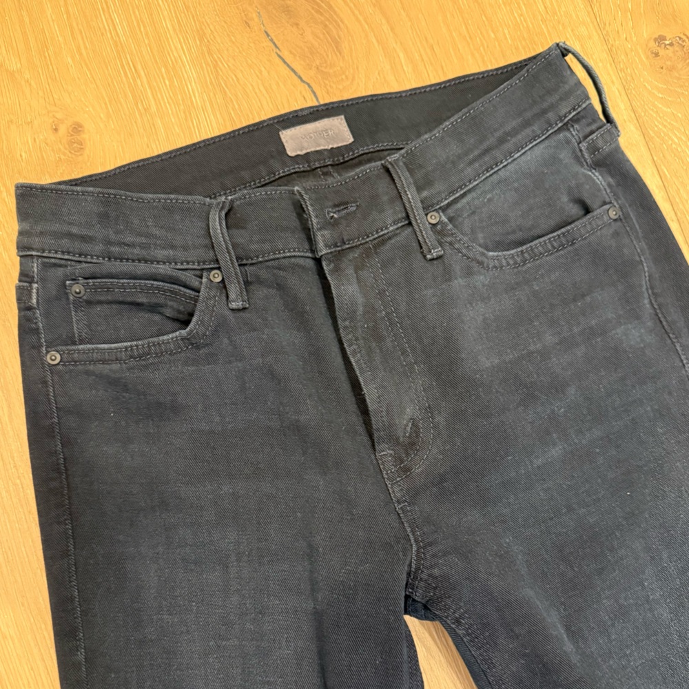 NEW Mother Rascal Slit Undone Hem Jeans - size 27 - Picture 5 of 8